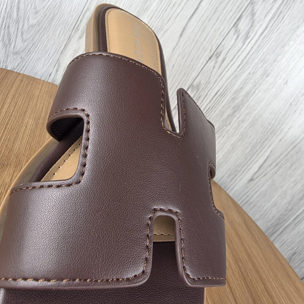 Women's Brown H Sandals - Picture 5 of 13